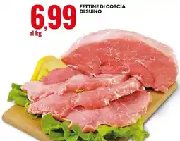 Eurospin Fettine di coscia di suino offerta