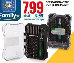 Eurospin Set cacciaviti e punte offerta