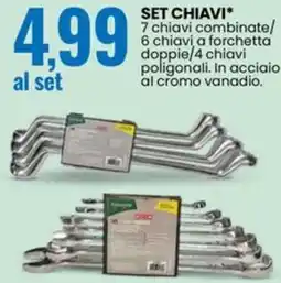 Eurospin Set chiavi offerta