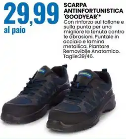Eurospin Scarpa antinfortunistica 'goodyear' offerta
