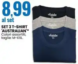 Eurospin Set 3 t-shirt 'australian' offerta