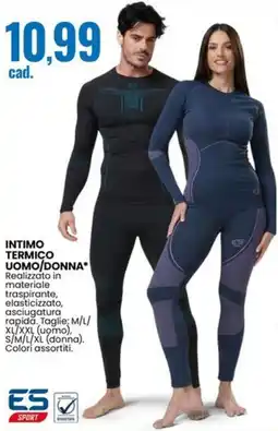 Eurospin Intimo termico uomo/donna offerta