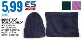 Eurospin Berretto/ scaldacollo offerta