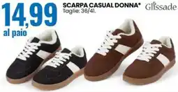 Eurospin Scarpa casual donna offerta