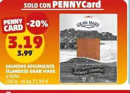 PENNY Salmone affumicato islandese GRAN MARE a fette offerta