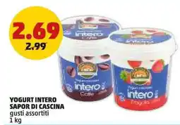 PENNY Yogurt intero SAPOR DI CASCINA offerta