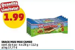PENNY Snack muu muu CAMEO conf. da 4 pz offerta