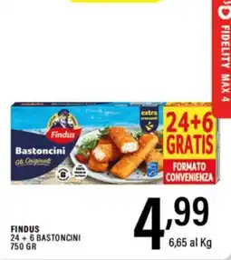 Gecop Findus 24+6 bastoncini offerta