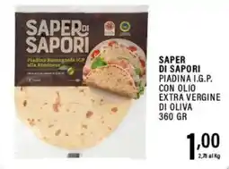 Gecop Saper di sapori piadina i.g.p. con olio extra vergine di oliva offerta