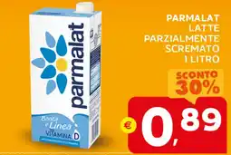 Extra Supermercati Parmalat latte parzialmente scremato offerta