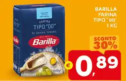Extra Supermercati Barilla farina tipo "00" offerta