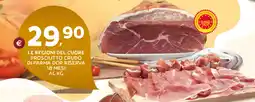 Extra Supermercati Le regioni del cuore prosciutto crudo di parma dop riserva 18 mesi offerta