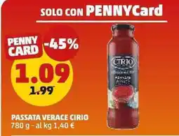 PENNY Passata verace CIRIO offerta