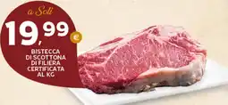 Extra Supermercati Bistecca di scottona di filiera certificata offerta