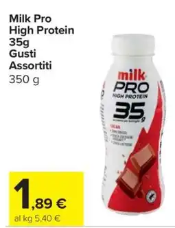 Carrefour Milk Pro High Protein 35g Gusti Assortiti offerta