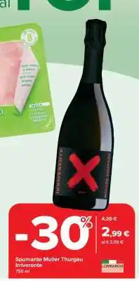 Carrefour Spumante Muller Thurgau Irriverente offerta
