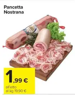 Carrefour Pancetta Nostrana offerta
