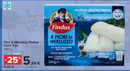 Carrefour FIORI DI MERLUZZO FINDUS offerta