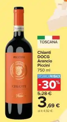 Carrefour Chianti DOCG Arancio Piccini offerta