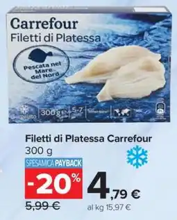 Carrefour Filetti di platessa Carrefour offerta
