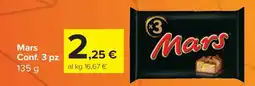 Carrefour Mars Conf. 3 pz offerta