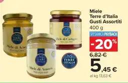 Carrefour Miele Terre d’Italia Gusti Assortiti offerta