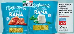 Carrefour Pasta Fresca Ripiena Sfogliavelo Giovanni Rana Gusti Assortiti offerta