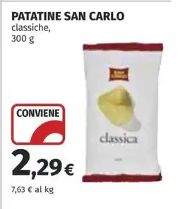 Coop Patatine San Carlo offerta