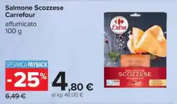 Carrefour Salmone Scozzese Carrefour offerta