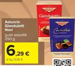 Carrefour Astuccio Gianduiotti Novi offerta