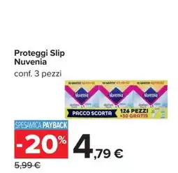 Carrefour PROTEGGI-SLIP NUVENIA offerta
