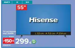 Carrefour TV Led Hisense mod. 55A6N offerta