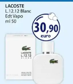 Acqua & Sapone LACOSTE L.12.12 Blanc Edt Vapo offerta