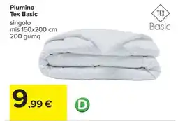 Carrefour Piumino Tex Basic offerta