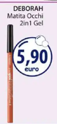 Acqua & Sapone DEBORAH Matita Occhi 2in1 Gel offerta
