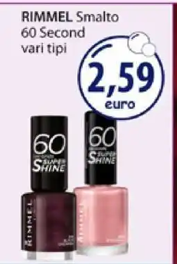 Acqua & Sapone RIMMEL Smalto 60 Second offerta