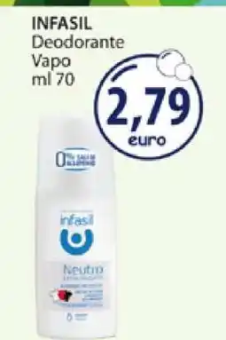 Acqua & Sapone INFASIL Deodorante Vapo ml 70 offerta