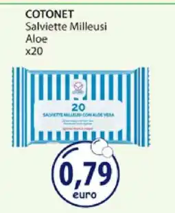 Acqua & Sapone COTONET Salviette Milleusi Aloe x20 offerta