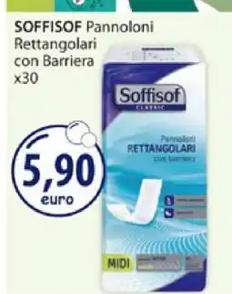 Acqua & Sapone SOFFISOF Pannoloni Rettangolari con Barriera x30 offerta