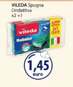 Acqua & Sapone VILEDA Spugna Ondattiva x2 +1 offerta