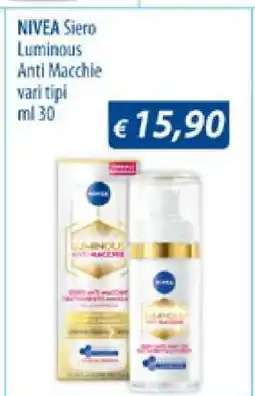 Acqua & Sapone NIVEA Siero Luminous Anti Macchie offerta