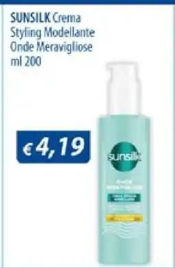 Acqua & Sapone SUNSILK Crema Styling Modellante Onde Meravigliose ml 200 offerta