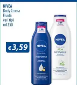 Acqua & Sapone NIVEA Body Crema Fluida offerta