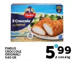 Extra Supermercati Findus croccole originali offerta