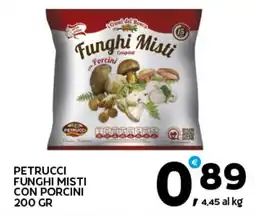 Extra Supermercati Petrucci funghi misti con porcini offerta