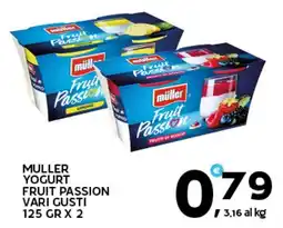 Extra Supermercati Muller yogurt fruit passion offerta