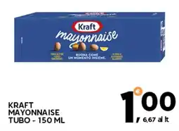 Extra Supermercati Kraft mayonnaise tubo offerta