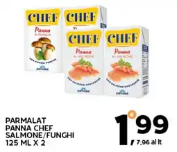 Extra Supermercati Parmalat panna chef salmone/funghi offerta