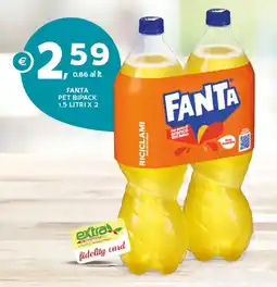 Extra Supermercati Fanta pet bipack offerta