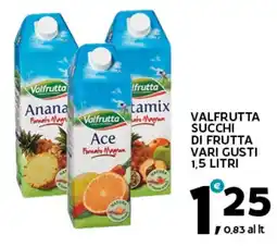 Extra Supermercati Valfrutta succhi di frutta offerta